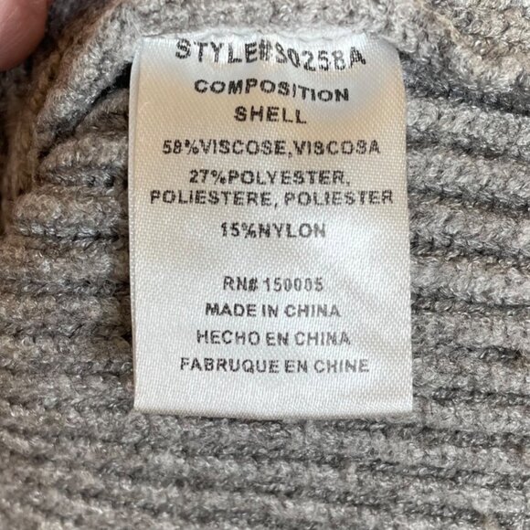 dRA Los Angeles Peplum Ribbed Puff Sleeve Sweater, M - Picture 9 of 9